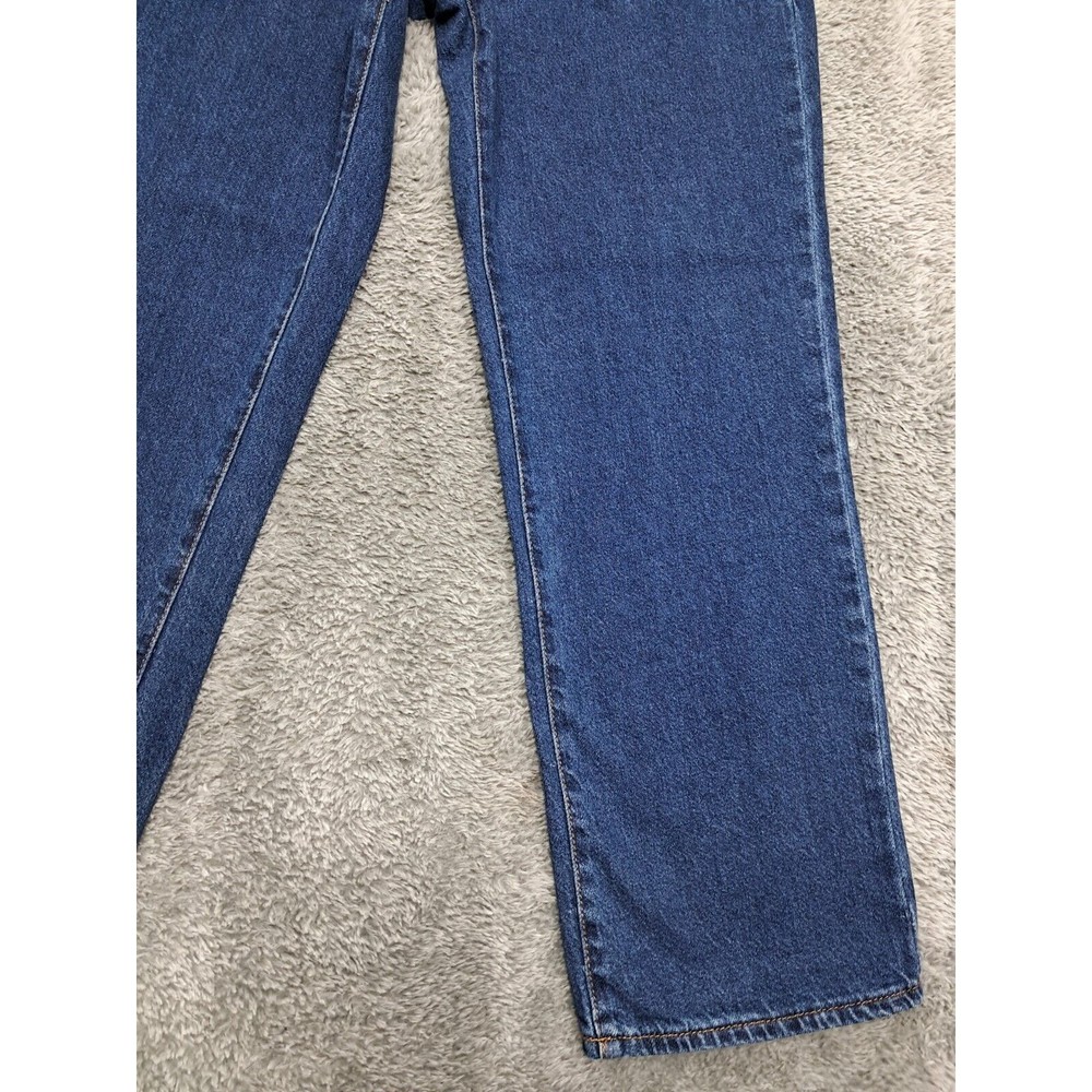 !IT Marty Jeans Womens Sz 8 High Rise Straight Leg Ankle Denim Blue Stretch - Picture 4 of 15